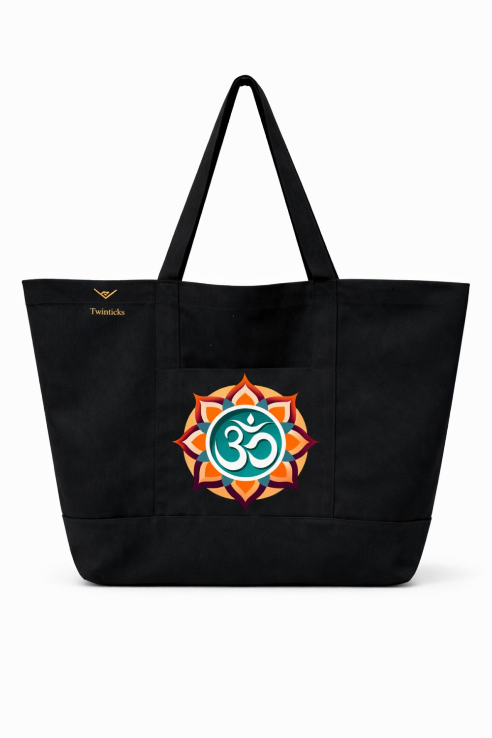Kanvas Mandala Baskılı Spor & Yoga Çantası – Geniş Hacimli, Dayanıklı, Günlük Fitness Çantası